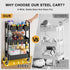 Aofure 3 Baby Diaper Caddy Organizer and Storage, Tier Rolling Cart with Wheels for Newborn Nursery Essentials, Baby