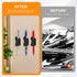 bihijua 5PCS Adhesive Pencil Holder for Desk, Upgraded Adhesive Pen Holder for Clipboard, Wall, Marker Holders, Teacher