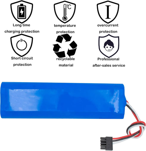 Updated 5465V202 Vacuum Cleaner Battery for Viomi V3 & V3 PRO, 4500MAH