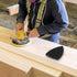 AureateLiving 100X150mm 7 Triangle Sanding Pad With Holes, EVA Backing Pad For Triangular Sander, Quick Change Abrasive
