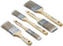 Paint Brushes Set, 5 Pcs for Wall and Trim, Flat and Angle Paintbrushes, Suitable for Oil-based and Water-based Paints