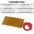 15pcs 25mmx50mm Film Heater Plate Adhesive Pad, 12V 7W Polyimide Heating Elements