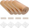 Toddmomy 4pcs Solid Wood Replacement Sofa Legs 10cm Slanted Cabinet and Coffee