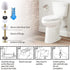 Toilet Flange with Wax Ring for Toilets, Replacement Kit Includes Bolts, PVC Toilet Flange Repair Kit