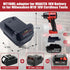 Makita to Milwaukee Battery Adapter, Compatible with Makita 18V Lithium Battery to Replace Milwaukee 18V Tools