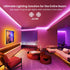30 5050 12V GUPUP LED Strip Lights ft, LED Lights for Bedroom RGB Color Changing Rope Lighting with Remote Tape