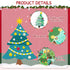 Christmas Bulletin Board Decorations - Xmas Tree Paper Cutouts, Holiday Blackboard Border Kit for School Decor