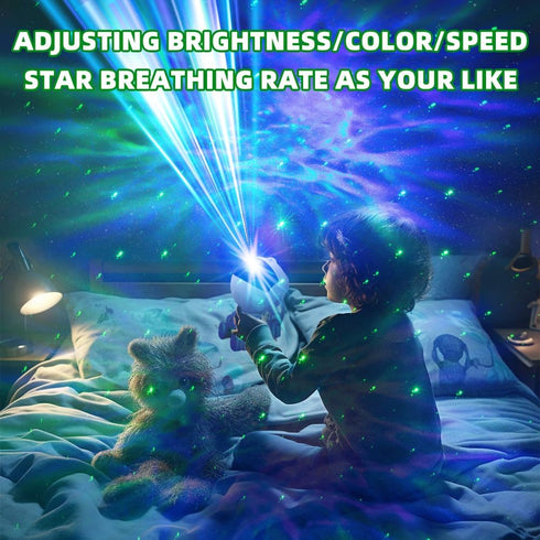 Astronaut Galaxy Projector Star Projector Night Light, Space Buddy Projector with Remote Control