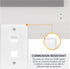 2-Port QP2-WH-01, RJ45 Newhouse Hardware Keystone Jack Wall Plate White Ethernet Outlet Cover Wall Plate for Coaxial