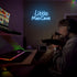 YuanDian Little Man Cave Neon Sign, Neon Lights for Bedroom Gamer Room Wall Decor, Gift Ideas for Teen Boys Nephew Son