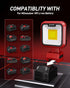 m18: 9500LM 18v 90W 140 EEFOW Work Light for Milwaukee Cordless Led Lights for Battery, Portable Rotate Flood
