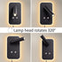 AWEKLIY Dimming, 3000K Wall-Mounted LED Bedside Reading Light Plug-in, with USB Charging Port, Stepless Touch Warm