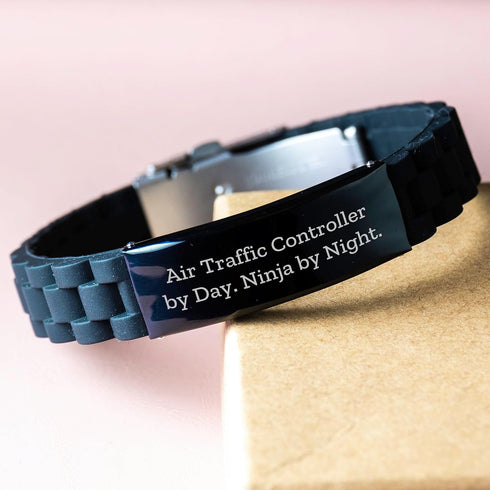 Generic Air Traffic Controller by Day Ninja by Night Funny Gifts for Men Air Traffic Controller Quote Adjustable Glide