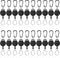 Heavy-Duty Retractable Key Chain ID Badge Holder Reel Clip with Nylon Rope and Metal Buckle for Carrying Keys, Black