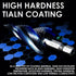 M35 Cobalt Step Drill Bit, Four Spiral Flute Unibit (3/16"-7/8"), Wear-Resistant TiAlN Coated, 1/4" Hex Shank