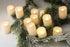 Set 12 1.5 2 Inch) GenSwin Waterproof Outdoor Flameless Candles Flickering with Timer, Battery Operated LED Pillar