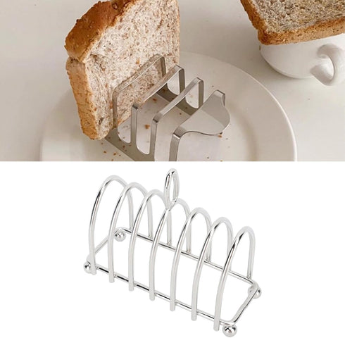 Shenprymic 3) Stainless Steel Toast Rack, Toast Bread Rack Holder, Vintage Rustproof Bread Cooling Grid with Easy Clean