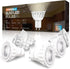 GU10 LED Light Bulbs, 5W 500LM, 3000K Warm White, Dimmable MR16 Replacement for Recessed Lighting, 6 Pack