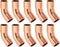 PATIKIL 1/4" ID 0.8mm Thick Elbow Copper Fitting, 5pcs 99.9% Pure Copper 45 Degree Pipe Fitting