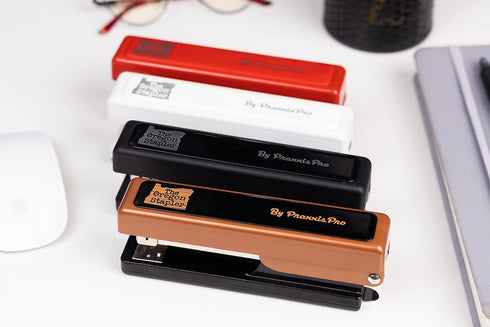 Oregon Stapler, Built in USA, Copper/Black, Built-in Staple Remover, Staples 2 to 25 Sheets, Includes 1,250