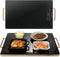 Heromind Electric Warming Tray 20" x 12", Glass-Top Full-Surface Food Warmer with Adjustable
