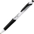 Pentel GlideWrite Ballpoint Pens, Bulk Pack of 12 BLACK Ink Pens, 1.0mm Retractable Barrel Design