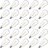 ST38 LED String Light Bulbs, 1W Equivalent to 7W Incandescent, Shatterproof E12 Base, Warm White, 25 Pack