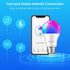 Bulbs, 10W (100W Bulbs A19 E26 900LM 4Pack OHLUX Smart WiFi & Bluetooth Alexa Light Equivalent) Color Changing Light