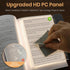 3 Dimmable Flat Book Light, Rechargeable Clear LED Smart Reading Light with Colors & Timer, Full Page Panel Plate Lamp