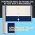 Better Office Products Two Pocket Portfolio Folders, 50-Pack, Blue, Letter Size Paper Folders