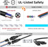 WS2815 WS2812B) Listed,16.4FT 150 Addressable,5050SMD,3M Tape,DC12V IP30(No BTF-LIGHTING (Upgraded LED Strip Light,UL