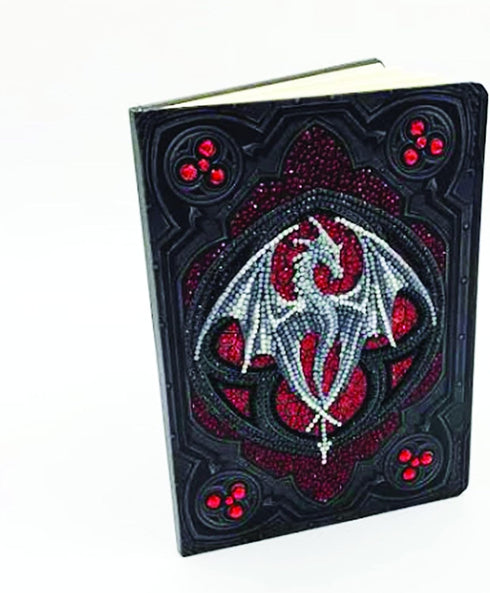 Crystal Art Diamond Painting Notebook - Valour Alter Drake - Create a Sparkling Notebook Cover Using Crystals - for Ages 8 and up by Crystal Art
