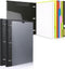 WOT All-in-one Telescoping Binder Notebook 2PCS, Refillable 3 Ring Binder with Customized Cover, 60 Sheets, Black
