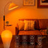 MXhme Bulbs 800LM 9W (60W Bulb,Dim,1800K-6500K,E26,2.4G,Warm Bulb Decor,2Bulb&1Remote Amber Sleep Light with Remote