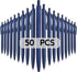 BallPoint Pens, 50 Pack (BLACK Ink), Bulk Pens with Navy Blue Barrel, Retractable Medium Point for Office Home