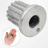 1pcs Pulsator Repair Core, 15 Teeth Gear Sleeve Connector for LG Washing Machines (Inner 11 Teeth, Outer 15 Teeth)