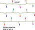100 Count Multicolor Incandescent Christmas Lights White Wire String Light Indoor Outdoor Tree Garland Holiday Wedding