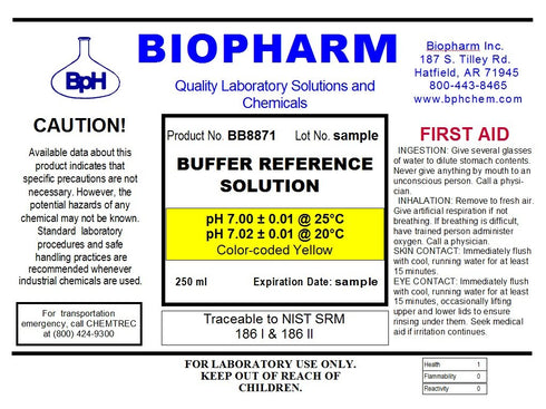 pH Buffer Calibration Solution Kit 3-Pack: pH 4.00, 7.00, 10.00 Buffers — 250 ml Each