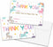 Chuxvon Kids Thank You Cards Fill in the Blank, Magic Unicorn Thank You