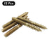Biaungdo 1/4-20 x 2 Inch Hanger Bolts, 12 Pcs Self-Tapping Double Headed Bolts for Wood Joint Furniture Accessories