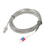 MECCANIXITY K Type Thermocouple Temperature Sensor M8 Screw Probes, 16ft, 0 to 800°C (32 to 1472°F)