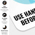 12x18 Inches, .063 Notice Use Hand Sanitizer Before Entering Sign, Rust Free Aluminum, Fade Resistant, Made in USA by