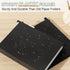Plastic Hanging File Folder, Letter Size, 12 Pack, Reinforced with 2 Inch Expansion, Black