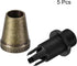 5Pcs uxcell Cable Glands Strain Relief Cord Connector Grips Metal Bronze for Wiring Hanging Light Ceiling Pendant Lamp