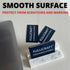 Business Card Holder for Desk, White Carrara Marble Display Stand for Business Cards, Cute Office Accessory