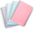 TWONE Spiral Graph Notebook with 80 Sheets/160 Square Grid Paper, 5.5 x 8.25 Inches