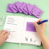 Sticky Notes, 3x3 Self-Stick Notes, Bright Colors, 8 Pads, 80 Sheets/Pad, Purple