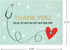 Pack (20 Hallmark Healthcare Thank You Card Blank Cards with Envelopes) for Nurses Day, Doctors, Physician Assistants
