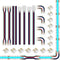 BTF-LIGHTING FCOB COB 10MM 4PIN Connector Kit for PWM FCOB COB RGB