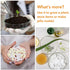 30 PCS 60mm Plastic Petri Dish with Lids, Sterile, Includes 10PCS 10uL Inoculation Loops